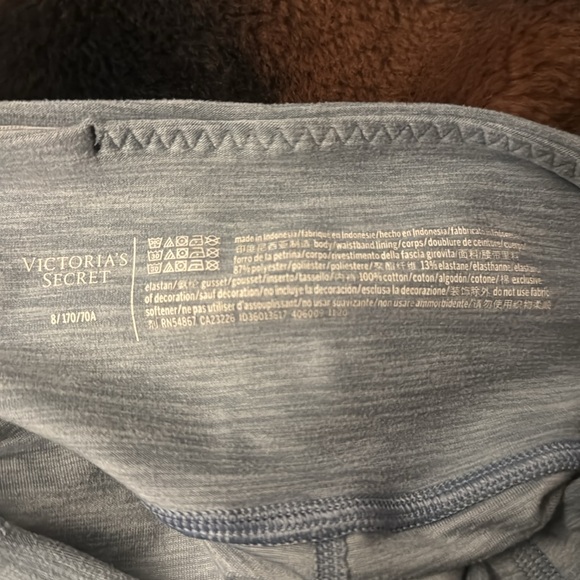 Victoria secret leggings size 8 color light blue - Picture 3 of 3